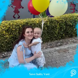 Bebelușul Vasi a învins boala datorită bunătății a sute de oameni